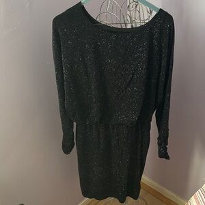 NWT Jessica Howard Black Sparkle  Dress